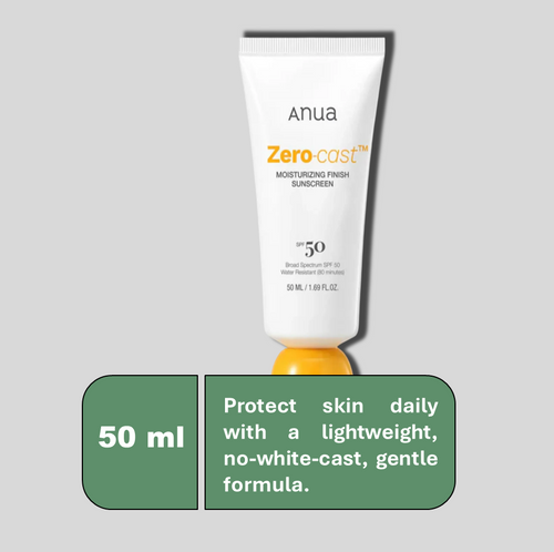 Anua Zero-Cast Moisturizing Finish Sunscreen
